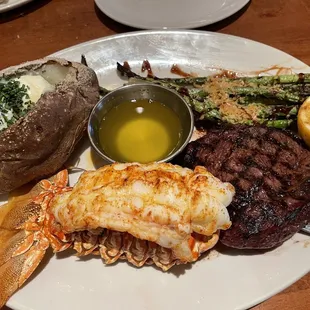 Top Sirloin &amp; African lobster tail