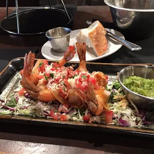 Amazing Blackened shrimp taquitos