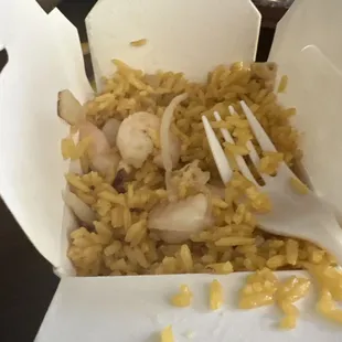 Shrimp fried rice