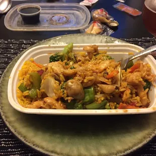 Chicken with mala sauce