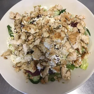 Greek chicken salad
