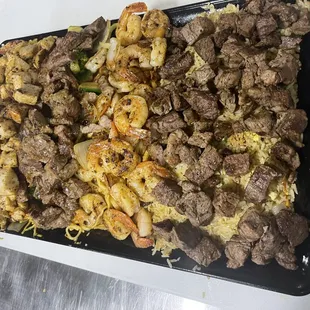 a plate of food