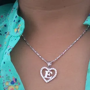 They custom made this for me when they didn't have any for the letter "E". I'm a new fan of this place!