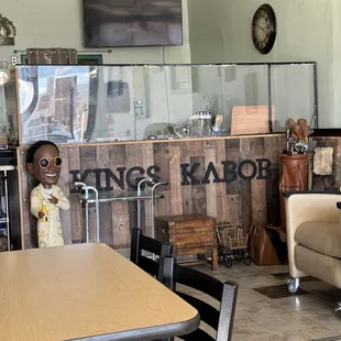 Decoration interior front. Empty mainly