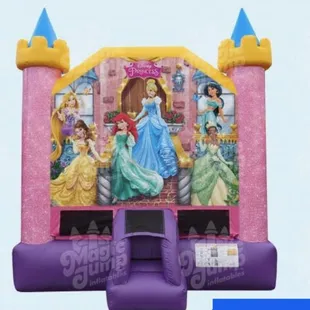 Disney Princess Bounce House 16&apos;6&quot;x15&apos;x14&apos;