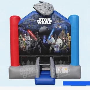 Star wars Bounce House.                 14&apos;6&quot; x 13&apos; x 14&apos;