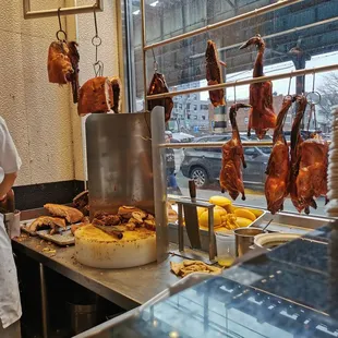 a chef preparing food