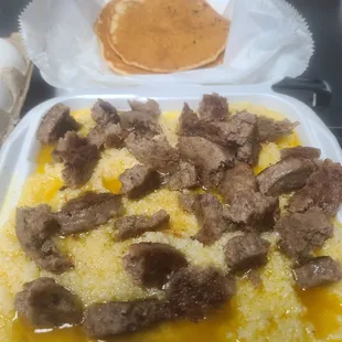 a meal in a container