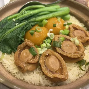 Rice Casserole with Abolone