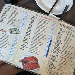 menu, steak