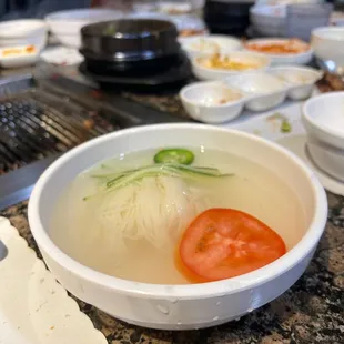 Cold radish kinchi noodle