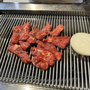 Marinated beef boneless short rib