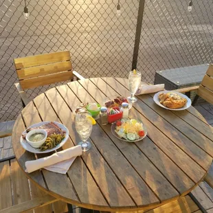 Perfect setting for romantic dinner