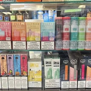 a display of cigarettes