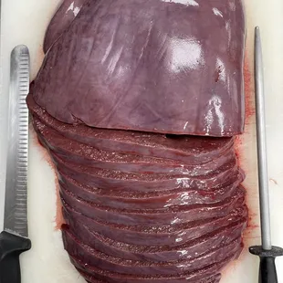 Halal liver fresh