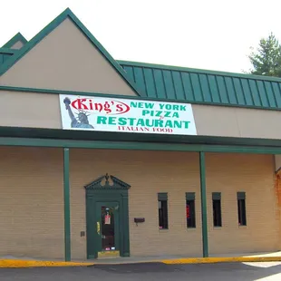 front of restaurant