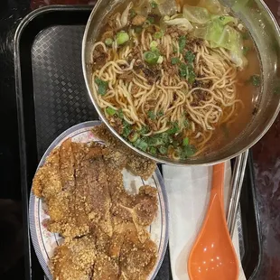 Pork chop noodle