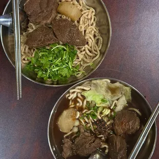 Beef Noodle Soup &amp; Dry Beef Noodles