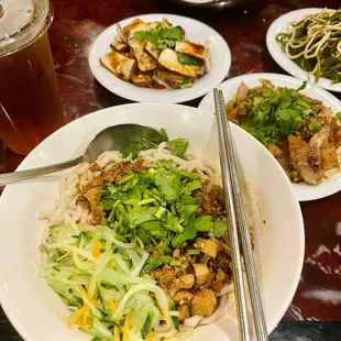 Za Jiang Mein (my favorite noodles dish from here)
