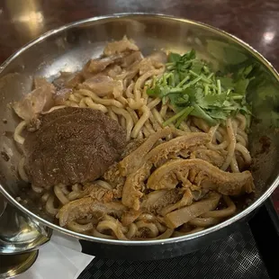 Ground Pork Dry Noodles