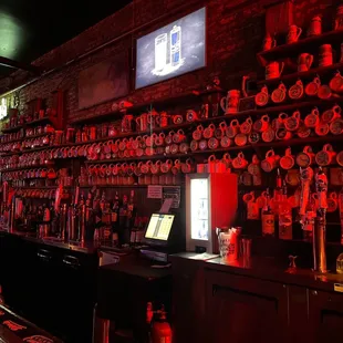 the bar