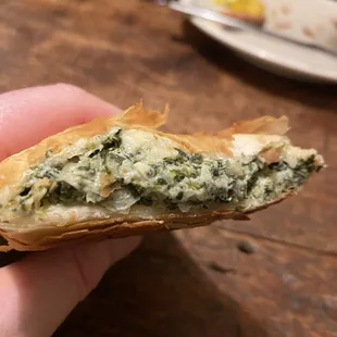 Spinach pie.  Very good.