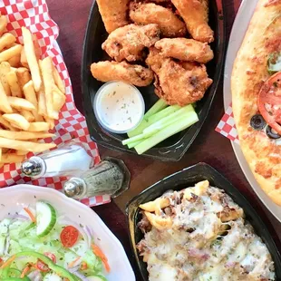 Variety of delicious food