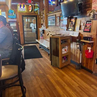 a man sitting at a bar