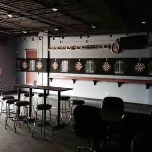 Darts room at lunch time