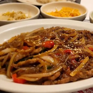 Japchae. Definitely won't order this again.