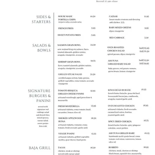 Lunch Menu