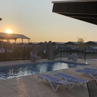 A morning sunrise in West Texas.