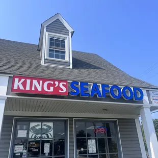 the front of the restaurant