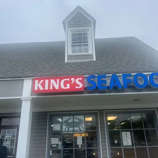 the front of the restaurant