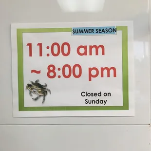 Store Hours