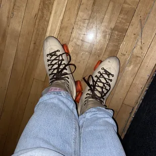 Skates included with price!