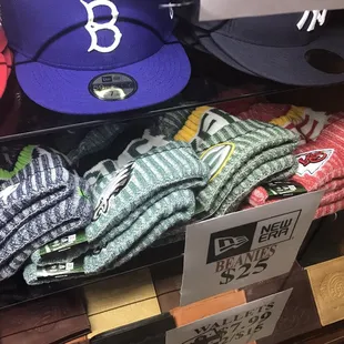 Official new era beanies and fitted hats