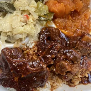 Oxtail Lunch // Cabbage // Sweet Potato