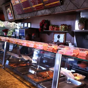 sushi and sashimi, interior