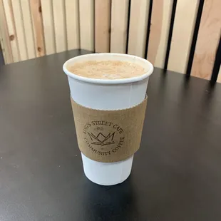 Oat milk latte
