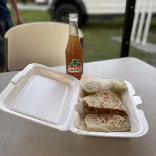 Carne asada Quesadilla