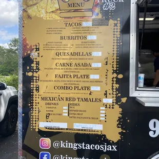 Kings Tacos side
