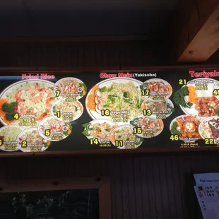 menus and prices