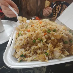 The Pork Fried Rice. Very good.