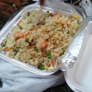 They call this a small fried rice. They&apos;re portion sizes are great