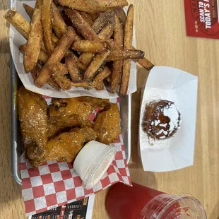 Fries and honey gold