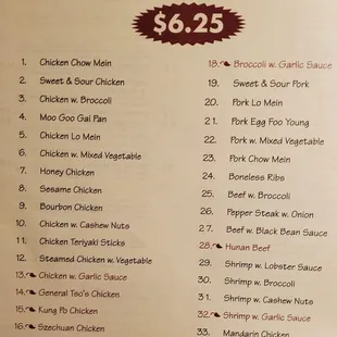 Menu 5/21