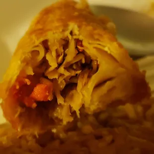 Fresh egg roll with non soggy cabbage