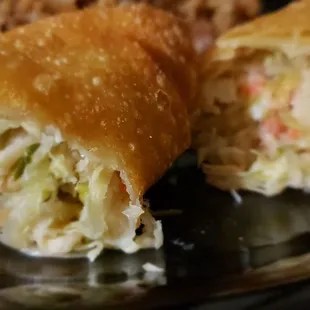 a close up of a sandwich on a plate