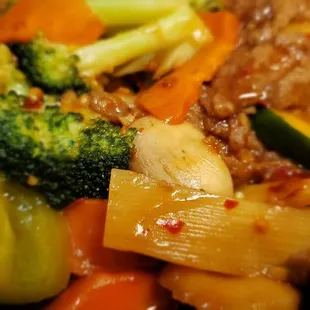 Beef in garlic sauce